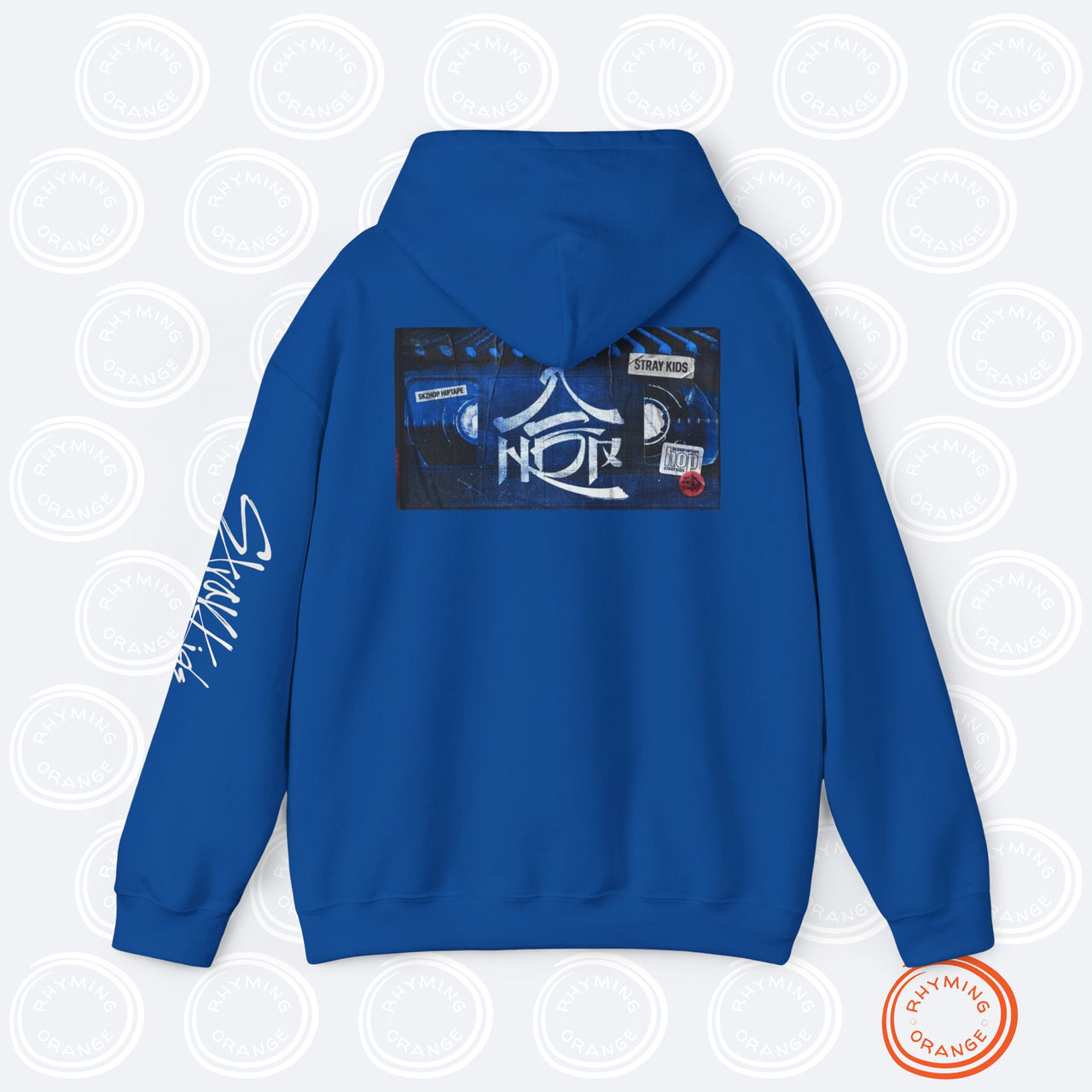 SKZHOP HIPTAPE Release Crewneck Hoodie, Unisex Stray Kids Album Merch Front Back Sleeve, SKZ BangChan Felix Hyunjin Changbin KPop Shirt