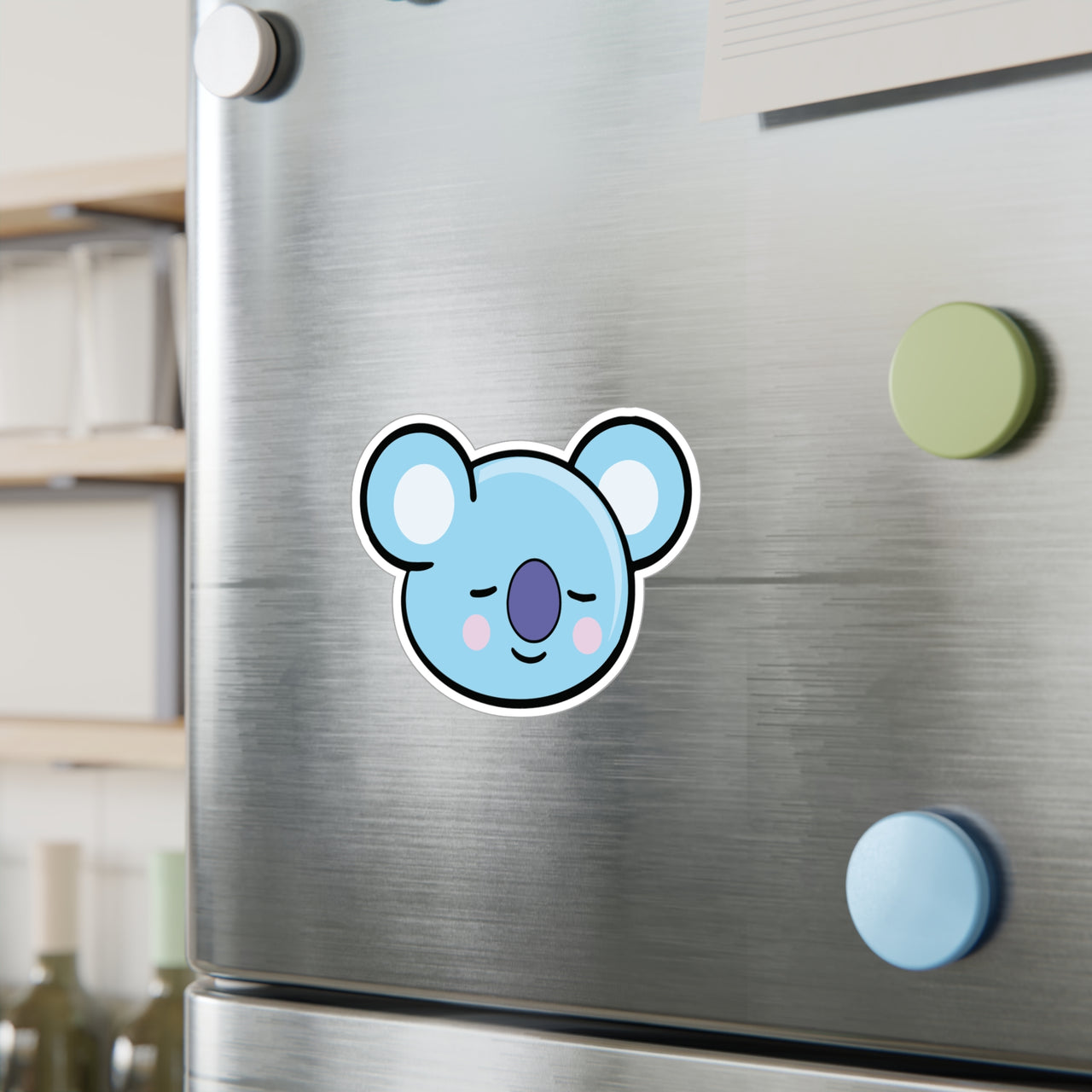 BTS Koya BT21 Vinyl Kiss-Cut Decals, 3" & 6" Bt21 RM Character Stickers