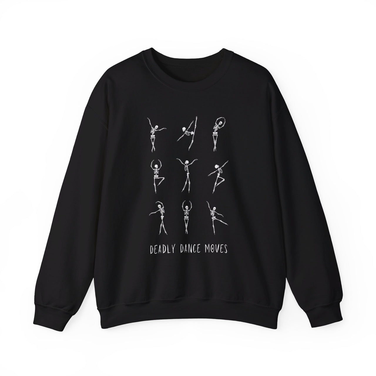 Halloween Dancing Skeleton Crewneck Sweatshirt, Deadly Dance Moves Ballet Sweatshirt, Halloween shirt, funny sweatshirt, dancer shirt