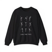 Thumbnail for Halloween Dancing Skeleton Crewneck Sweatshirt, Deadly Dance Moves Ballet Sweatshirt, Halloween shirt, funny sweatshirt, dancer shirt