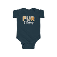 Thumbnail for Custom Baby Announcement Bodysuit, Shower Gift for Pet Owners, Dog Cat Sibling Pregnancy Gift, Furry Letter Infant Onesie, Expecting Mom