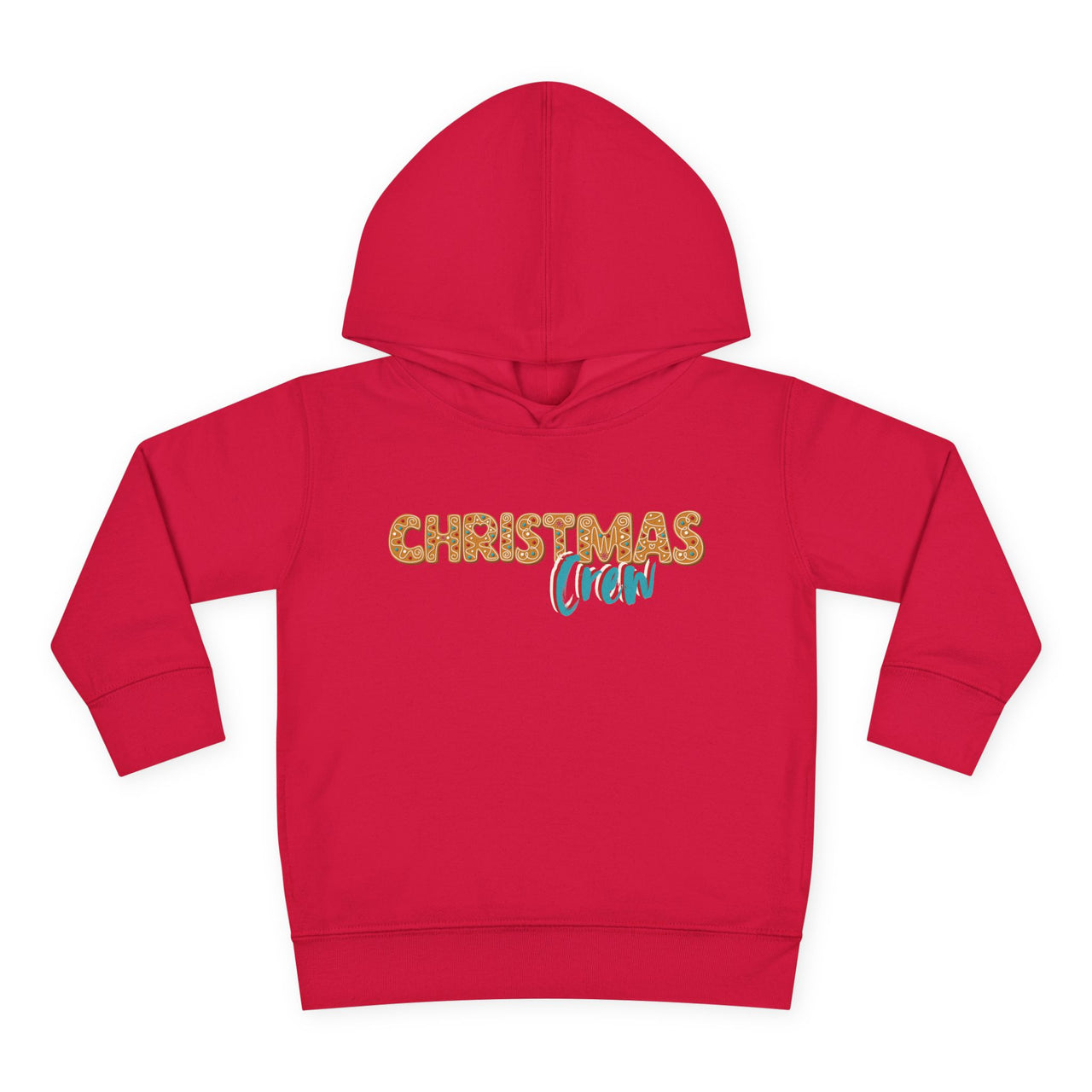 Personalized Christmas Crew Gingerbread Toddler Hoodie, Custom Holidays Kids Hooded Sweatshirt, Family Matching Pajamas Outfits