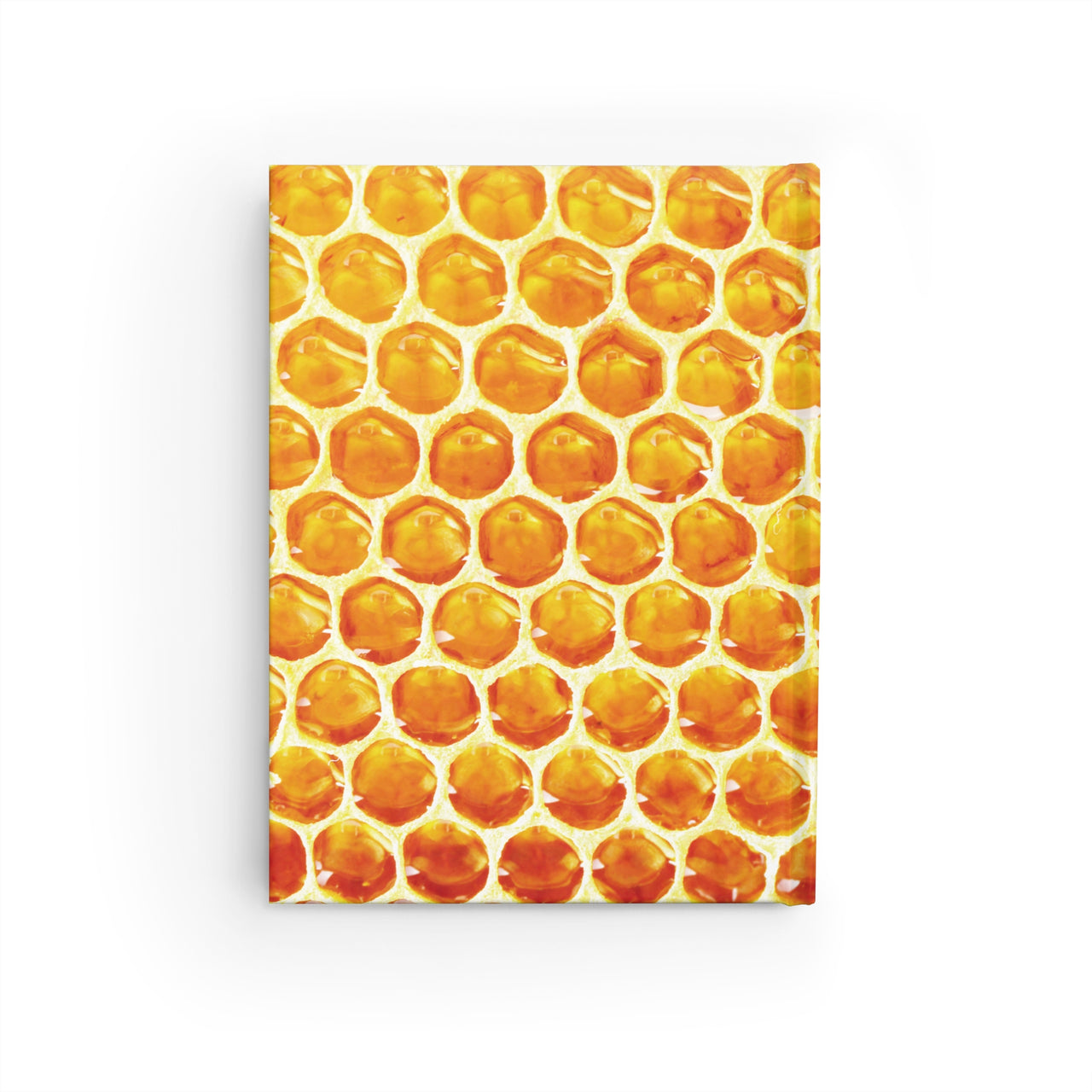 Beehive and Leather Name Plate All-Over-Print Hardcover Journal, Matte with Lined or Blank Pages, Luxury Printed Cover