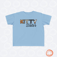 Thumbnail for Cat Sister Toddler Tee, Furry Letter Custom Tshirt Pet Sibling, Birthday or Baby Shower Gift, Expecting Mom Gift, Kid Gift, Cat Shirt