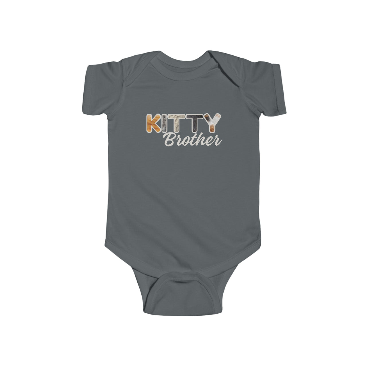 Cat Brother Infant Bodysuit, Furry Letter Custom Onesie for Pet Sibling, Baby Shower Gift, New Baby Gift, Expecting Mom Gift, Family Pajamas