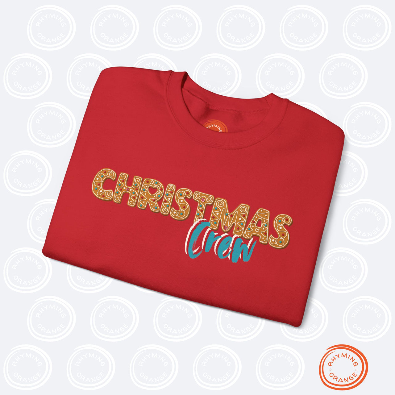 Personalized Christmas Crew Gingerbread Sweatshirt Custom Holidays Shirts, Family Matching Outfits Adult Hoodie, Christmas Couple Pajamas