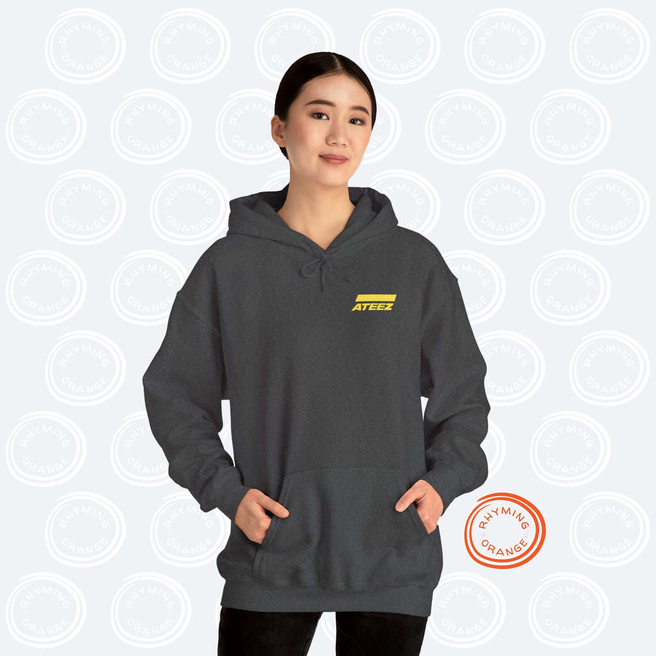 Personalized Aniteez Letters Hoodie, Custom Ateez Unique Unisex Hooded Sweatshirt, Ateez Name Sweatshirt