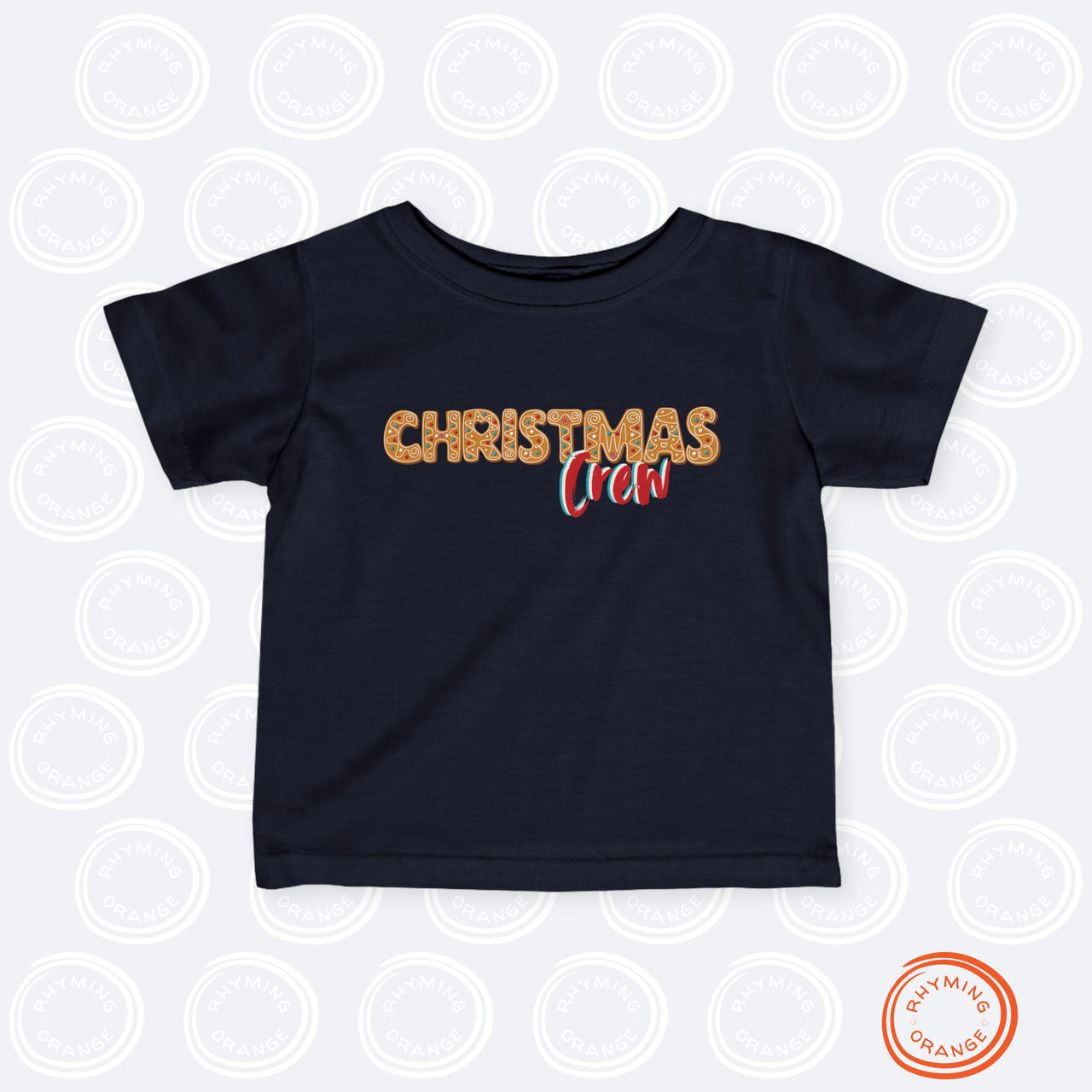 Christmas Crew Gingerbread Infant Tee, Holidays Baby Tshirt, Family Matching Pajamas Outfits, Cousin Crew Shirts