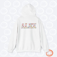 Thumbnail for Personalized Stray Kids SKZoo Letters Hoodie, Custom SKZ Unique Unisex Hooded Sweatshirt, StrayKids Name Sweatshirt Bbokari Jiniret Leebit