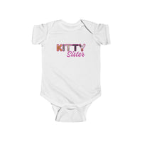 Thumbnail for Custom Infant Bodysuit for Cat Brother or Sister, Furry Letter Onesie for Pet Sibling, Baby Shower Gift, New Baby Gift, Expecting Mom Gift