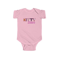 Thumbnail for Custom Infant Bodysuit for Cat Brother or Sister, Furry Letter Onesie for Pet Sibling, Baby Shower Gift, New Baby Gift, Expecting Mom Gift