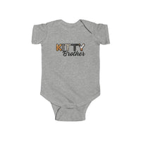 Thumbnail for Cat Brother Infant Bodysuit, Furry Letter Custom Onesie for Pet Sibling, Baby Shower Gift, New Baby Gift, Expecting Mom Gift, Family Pajamas