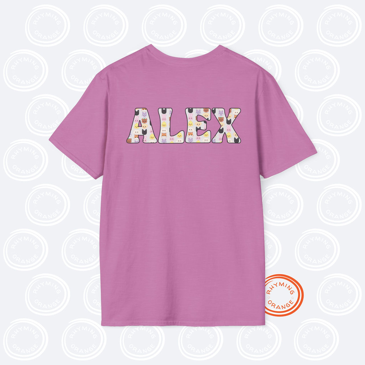 Personalized Aniteez Letters Tee, Custom Ateez Unisex Softstyle Tshirt, Ateez Kpop Merch Shirt