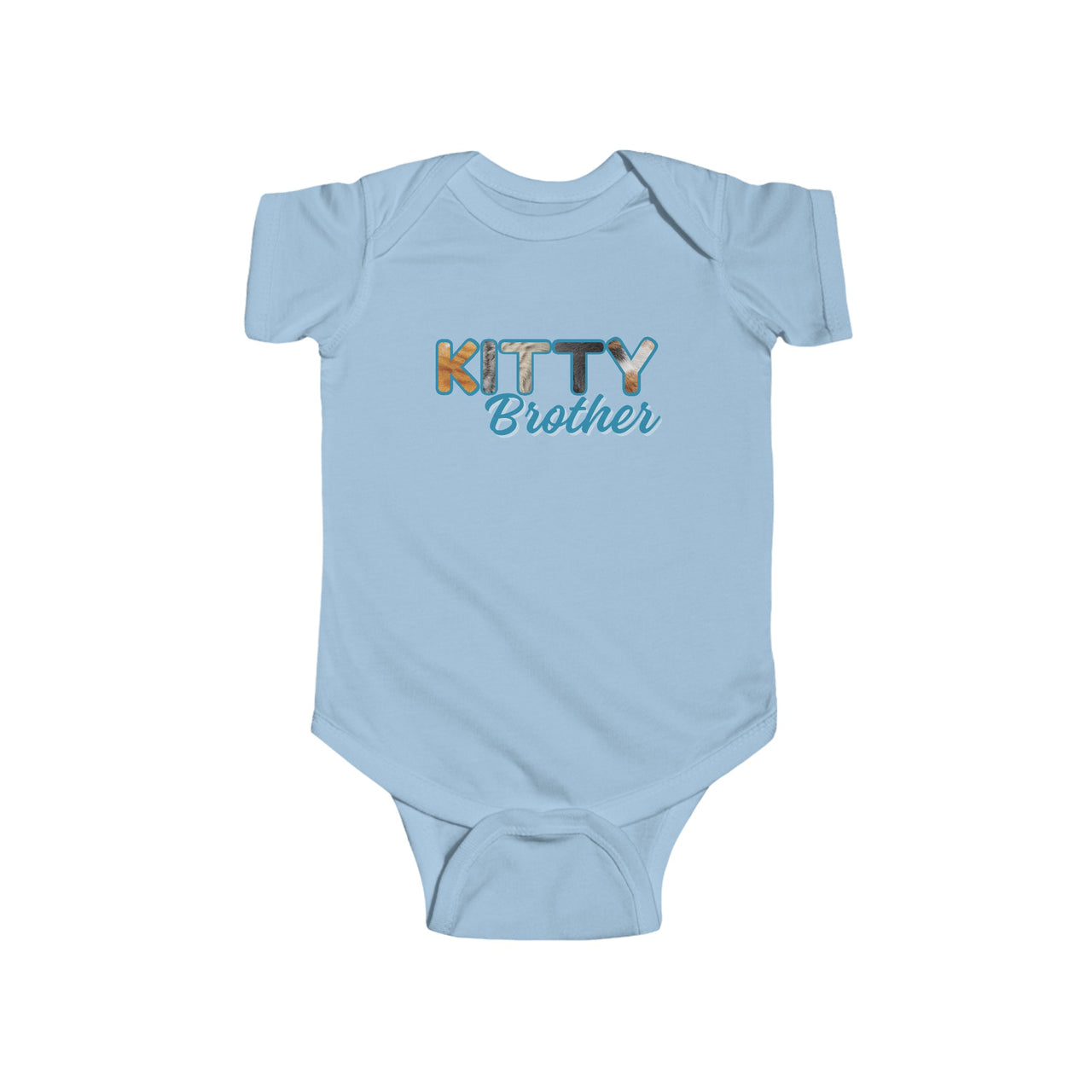 Custom Infant Bodysuit for Cat Brother or Sister, Furry Letter Onesie for Pet Sibling, Baby Shower Gift, New Baby Gift, Expecting Mom Gift