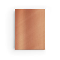 Thumbnail for Copper and Leather Name Plate All-Over-Print Hardcover Journal Matte with Lined or Blank Pages, Luxury Look Printed Cover