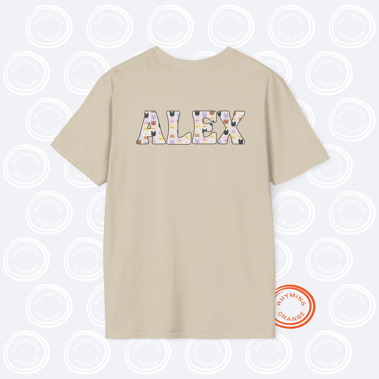 Personalized Aniteez Letters Tee, Custom Ateez Unisex Softstyle Tshirt, Ateez Kpop Merch Shirt