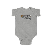 Thumbnail for Baby Announcement Custom Bodysuit, Shower Gift for Cat Owners, Cat Sibling Onesie Pregnancy Gift, Furry Letter Infant Onesie, Expecting Mom