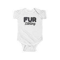 Thumbnail for Custom Baby Announcement Bodysuit, Shower Gift for Pet Owners, Dog Cat Sibling Pregnancy Gift, Furry Letter Infant Onesie, Expecting Mom