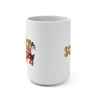 Thumbnail for Personalized Feliz Ateez Holiday Mug, Custom 15oz Ceramic Aniteez Gingerbread Mug