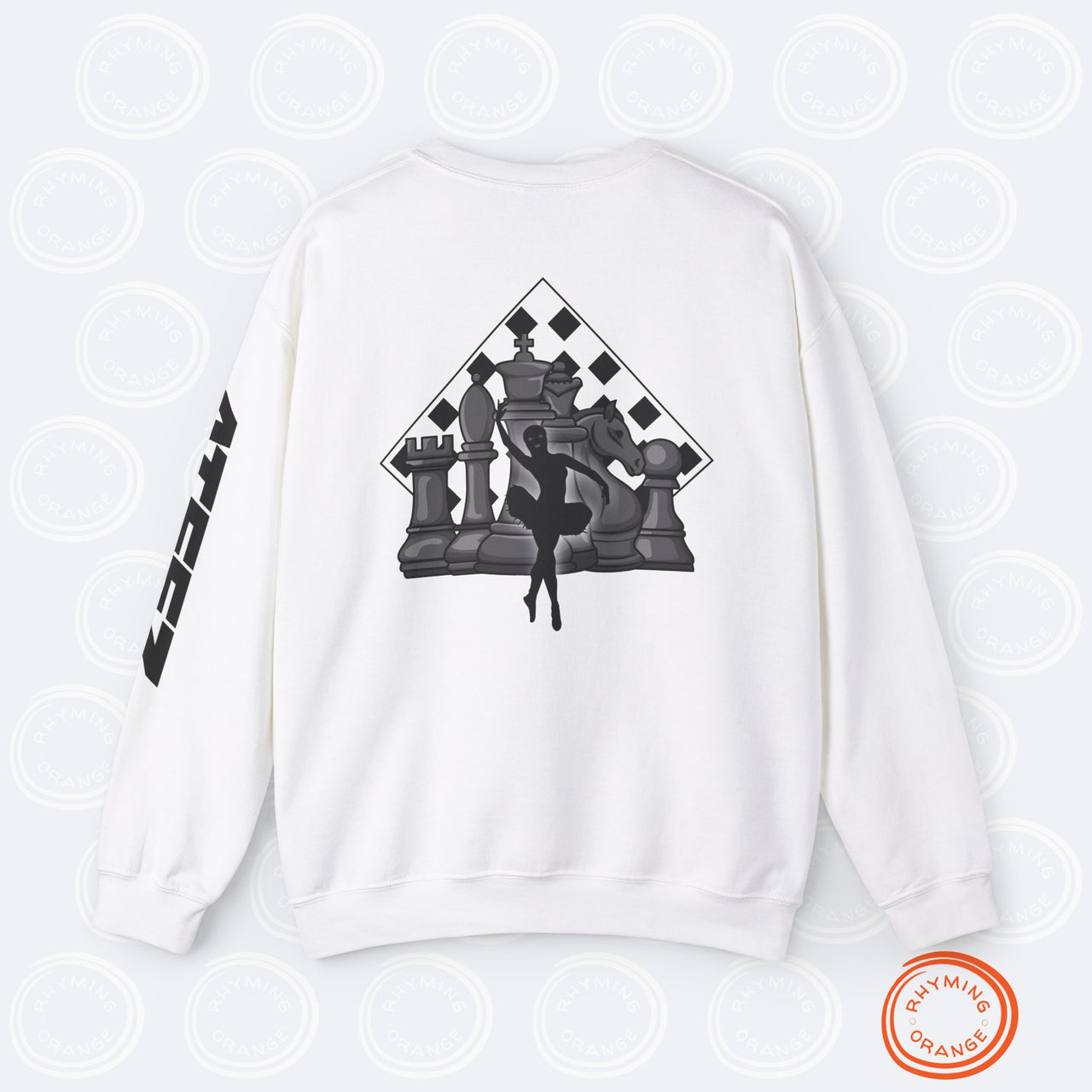 ATEEZ "Ice on My Teeth" Sweatshirt, Music Video-inspired Unisex Heavy Blend Shirt, Atiny KPop Merch, Chess & Masked Ballerina Design