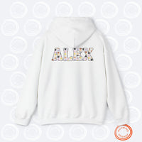 Thumbnail for Personalized Aniteez Letters Hoodie, Custom Ateez Unique Unisex Hooded Sweatshirt, Ateez Name Sweatshirt