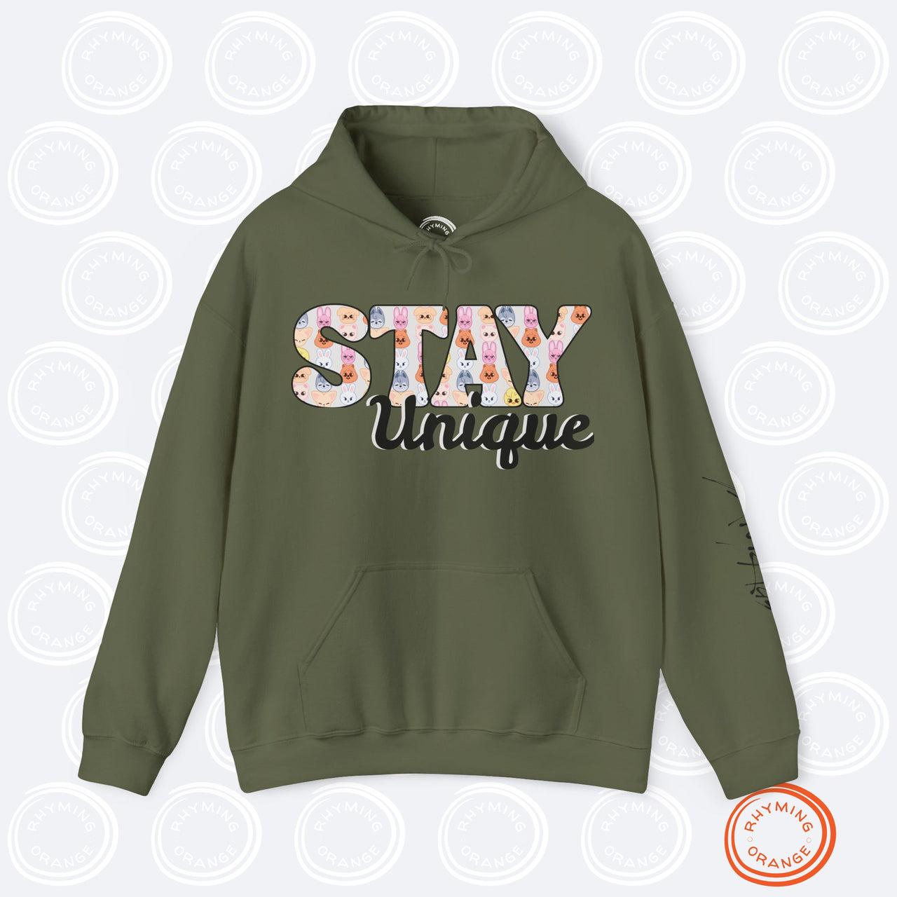 Custom Stray Kids SKZoo STAY Motivation Comfort Colors Hoodie, StrayKids Inspirational Design Hooded Sweatshirt, SKZ KPop Merch Shirt