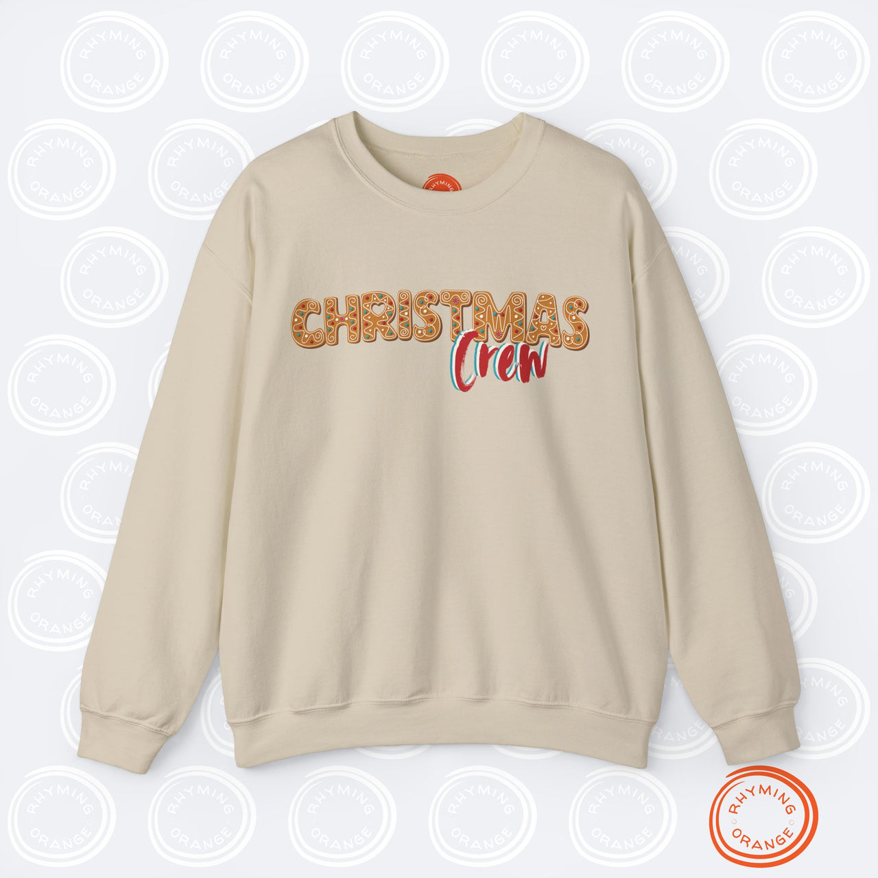 Personalized Christmas Crew Gingerbread Sweatshirt Custom Holidays Shirts, Family Matching Outfits Adult Hoodie, Christmas Couple Pajamas