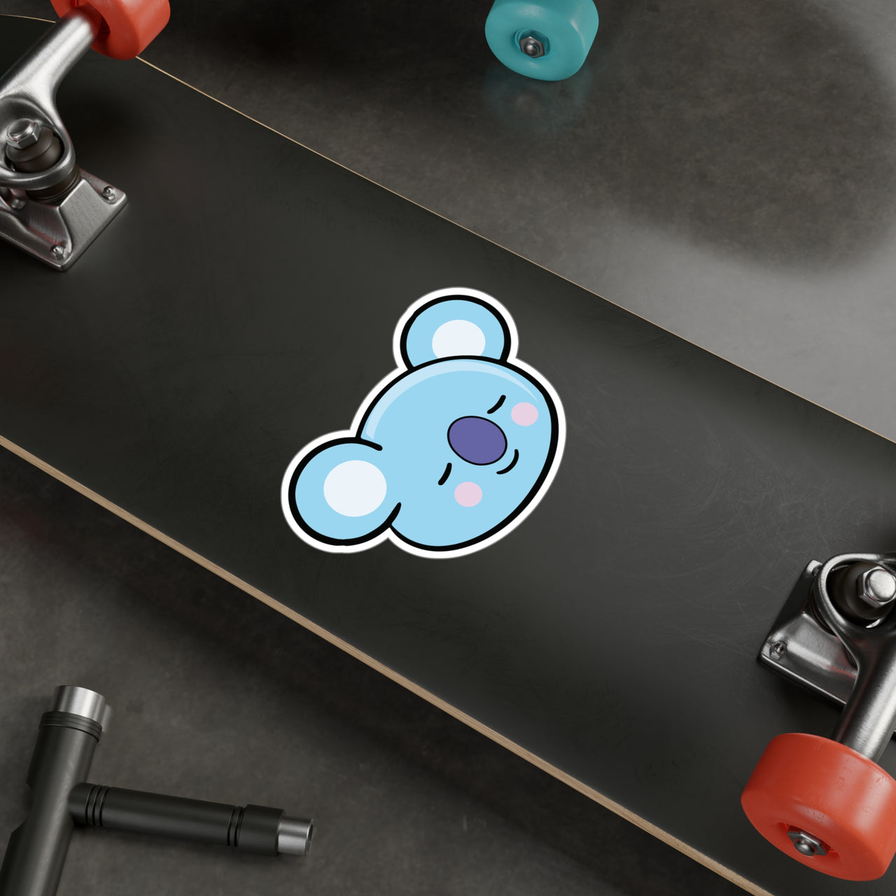 BTS Koya BT21 Vinyl Kiss-Cut Decals, 3" & 6" Bt21 RM Character Stickers