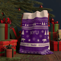 Thumbnail for Personalized NYU Sweater Giant Santa Sack, Custom New York University Gift Bag