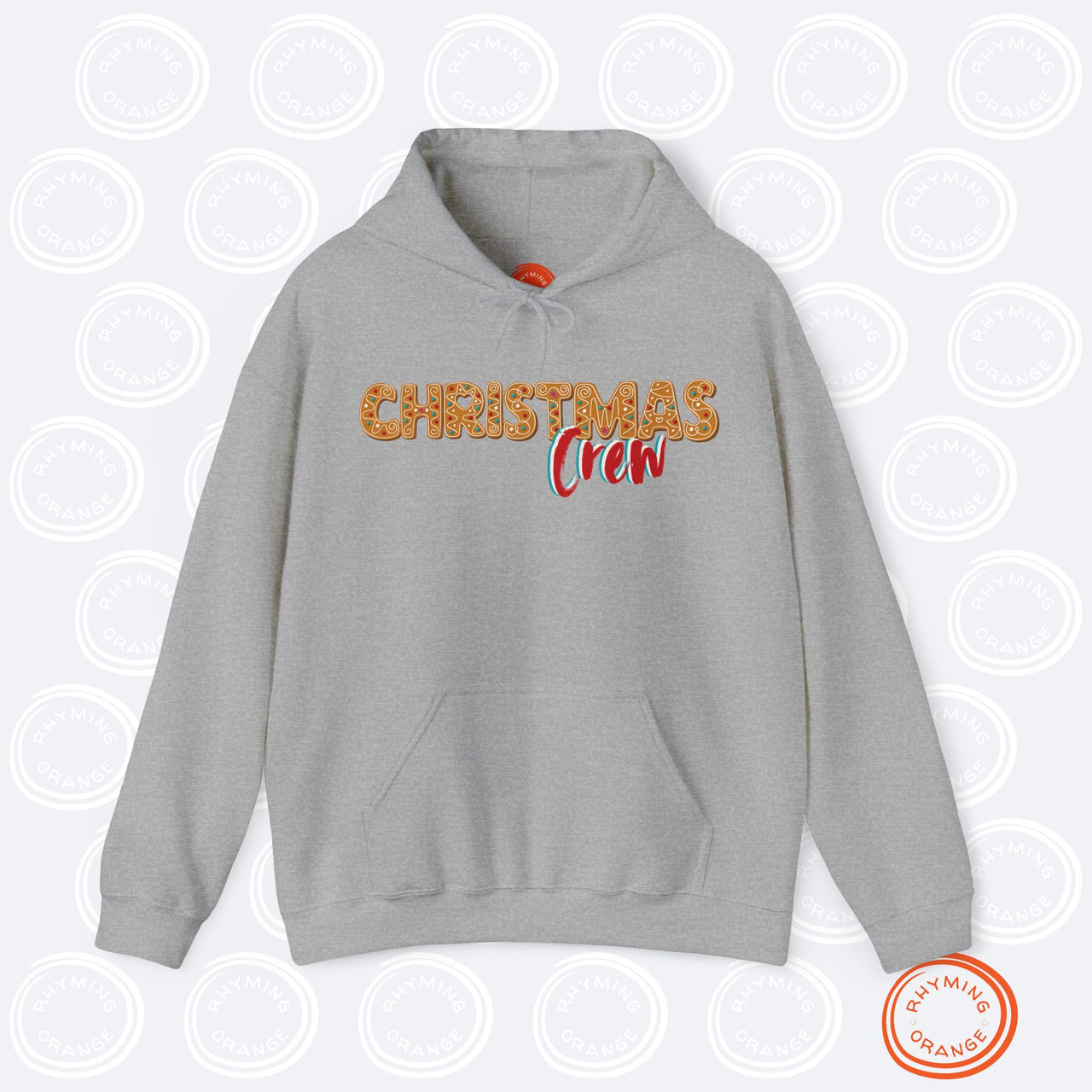 Christmas Crew Gingerbread Adult Hoodies, Holidays Hooded Sweatshirts Hoodies, Couples Matching Pajamas Outfits