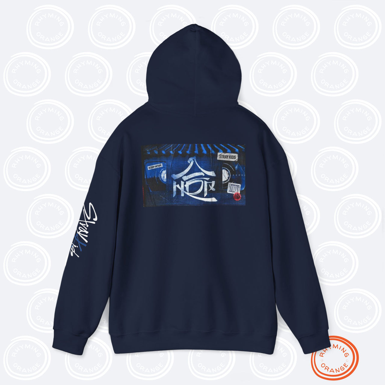 SKZHOP HIPTAPE Release Crewneck Hoodie, Unisex Stray Kids Album Merch Front Back Sleeve, SKZ BangChan Felix Hyunjin Changbin KPop Shirt