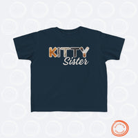 Thumbnail for Cat Sister Toddler Tee, Furry Letter Custom Tshirt Pet Sibling, Birthday or Baby Shower Gift, Expecting Mom Gift, Kid Gift, Cat Shirt