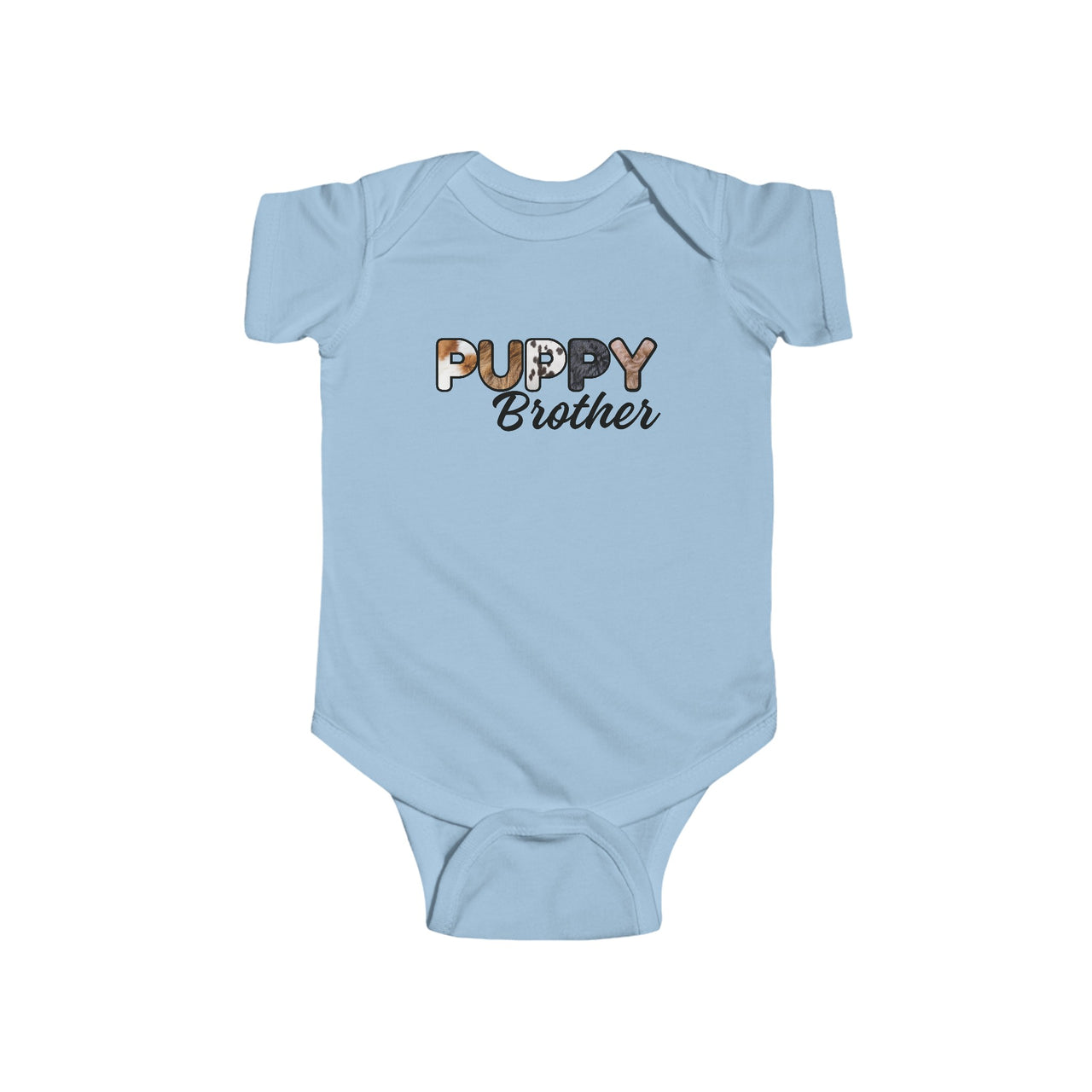 Dog Brother Infant Bodysuit, Furry Letter Custom Onesie for Pet Sibling, Baby Shower Gift, New Baby Gift, Expecting Mom Gift, Family Pajamas