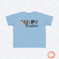 Thumbnail for Dog Brother Toddler Tee, Furry Letter Custom Tshirt Pet Sibling, Birthday Gift, Expecting Mom Gift, Kid Dog Shirt, Family Pajamas, Boy tee