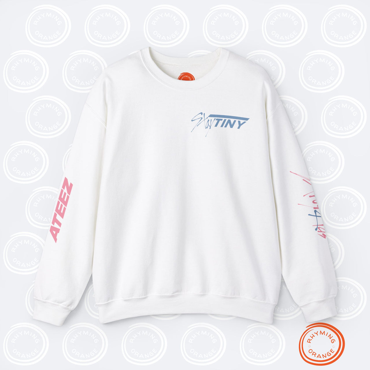 SKZoo LOVES Aniteez Finger Heart Sweatshirt, STAY Atiny Sweatshirt, Stray Kids Ateez KPop Merch