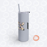 Thumbnail for Personalized Aniteez Letters Skinny Tumbler, Ateez Custom 20oz Mug with Lid and Straw, KPop Merch Insulated Tumbler