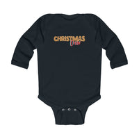 Thumbnail for Personalized Christmas Crew Gingerbread Infant Bodysuit, Custom Holidays Baby Long Sleeve Outfit, Family Matching Pajamas PJs