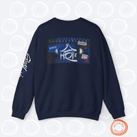 Thumbnail for SKZHOP HIPTAPE Release Crewneck Sweatshirt, Unisex Stray Kids Album Merch Front Back Sleeve Print, SKZ BangChan Felix Hyunjin KPop Shirt