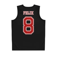 Thumbnail for Personalized Stray Kids DominATE Tour Basketball Jersey, All-Over-Print (AOP) SKZ Sleeveless Sports Shirt, Custom StrayKids Jersey