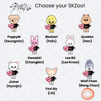 Thumbnail for Personalized SKZoo Candy Hearts Hoodie, Stray Kids Custom Valentine's Unisex Sweatshirt, StrayKids SKZ KPop Merch, BangChan Felix Hyunjin