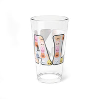 Thumbnail for Custom Stray Kids SKZoo Letters Pint Glass, Personalized SKZ 16oz Mixing Glass, StrayKids KPop Merch BangChan LeeKnow Changbin Hyunjin Felix