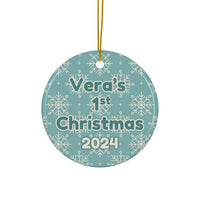 Thumbnail for Baby's 1st Christmas Ceramic Ornament, 3