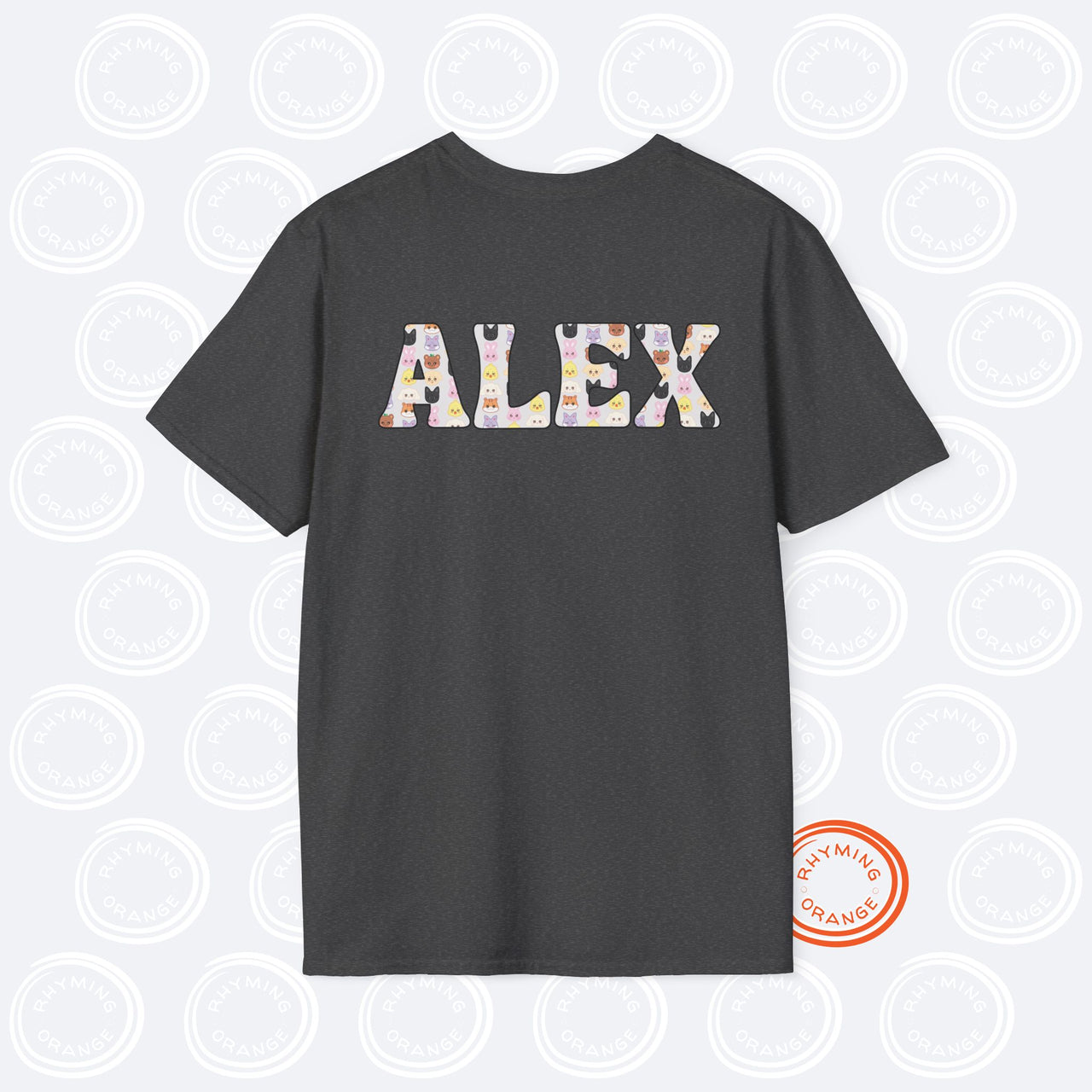 Personalized Aniteez Letters Tee, Custom Ateez Unisex Softstyle Tshirt, Ateez Kpop Merch Shirt