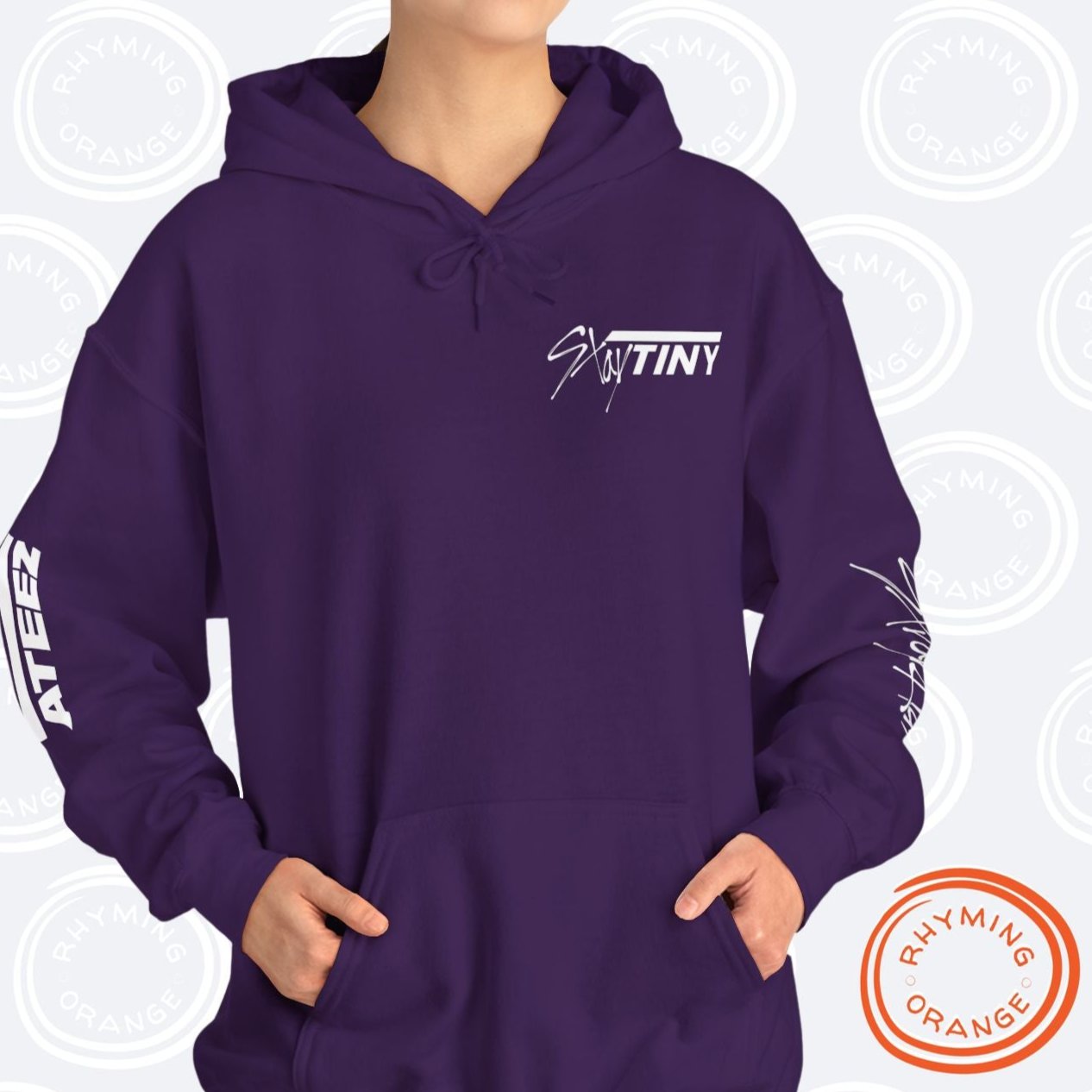 STAYtiny Friends Forever Hoodie, SKZoo Aniteez Together Hooded Sweatshirt, Stray Kids Ateez KPop Merch