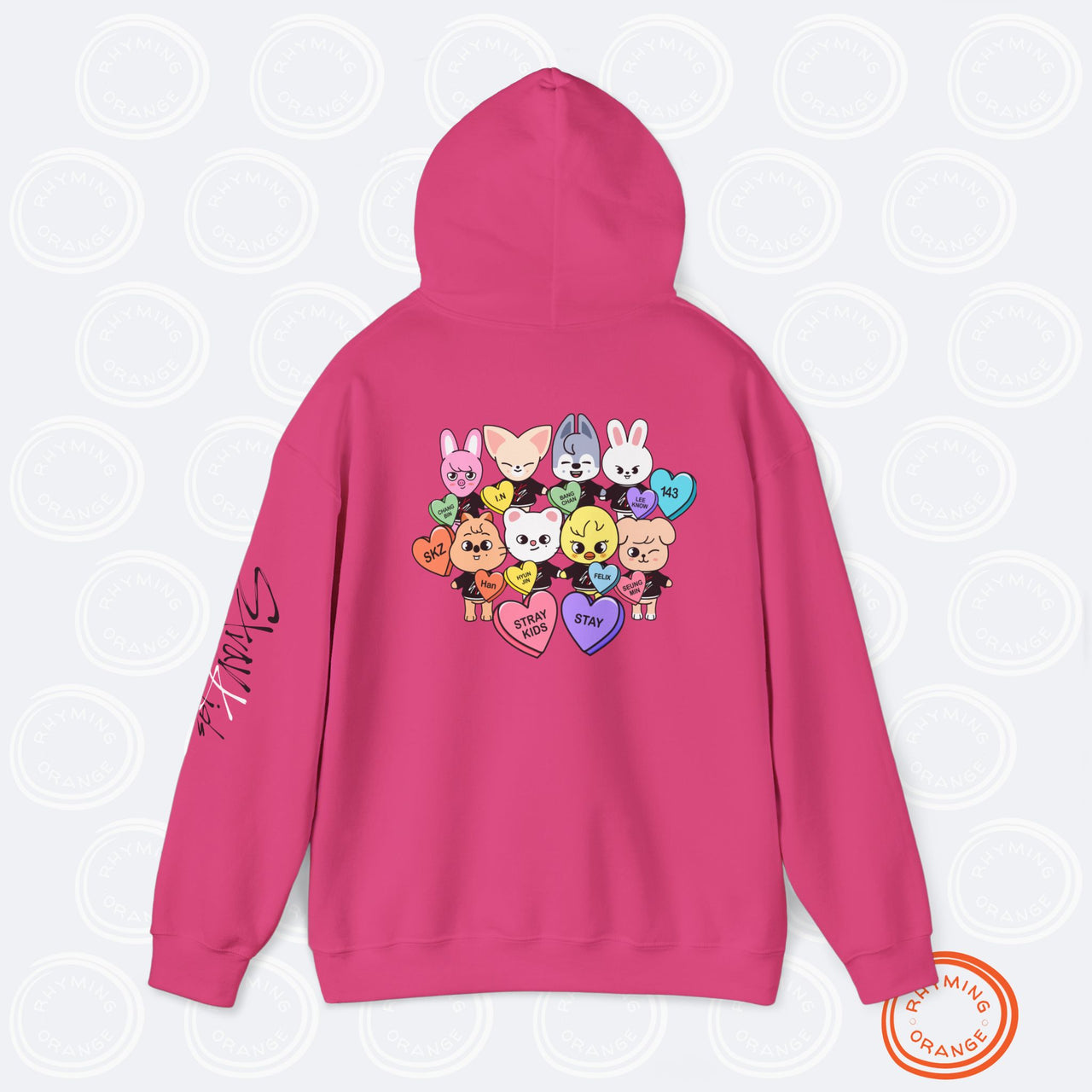 Aniteez Candy Hearts Hoodie, ATEEZ Valentine's Unisex Hooded Sweatshirt, KPop Merch Shirt