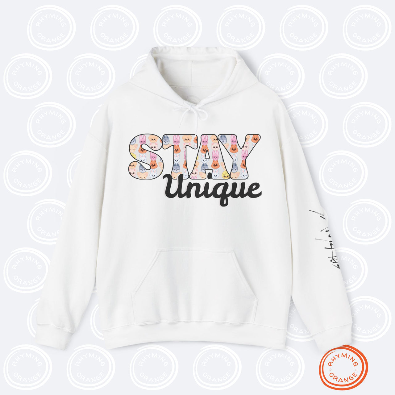 Custom Stray Kids SKZoo STAY Motivation Comfort Colors Hoodie, StrayKids Inspirational Design Hooded Sweatshirt, SKZ KPop Merch Shirt