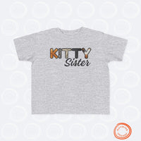 Thumbnail for Cat Sister Toddler Tee, Furry Letter Custom Tshirt Pet Sibling, Birthday or Baby Shower Gift, Expecting Mom Gift, Kid Gift, Cat Shirt