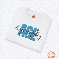 Thumbnail for Age Disgracefully Unisex Softstyle T-Shirt, Mom Girlfriend Grandmother Birthday Shirt, Holiday Christmas Funny Gift, Mothers Day Mama Tee