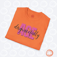 Thumbnail for Age Disgracefully Unisex Softstyle T-Shirt, Mom Girlfriend Grandmother Birthday Shirt, Holiday Christmas Funny Gift, Mothers Day Mama Tee