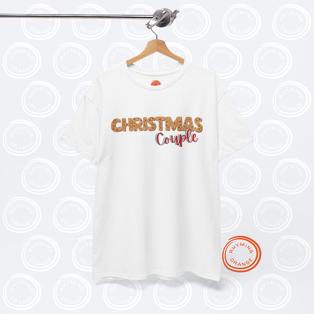 Personalized Christmas Couple Gingerbread Couples Tees, Custom Holidays Couple Tshirts, Matching Outfits Adult Shirt, Pair Pajamas PJs